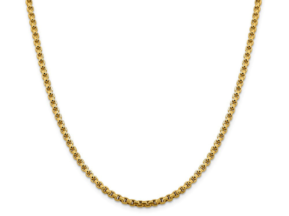 FJC Finejewelers 14 kt Yellow Gold 3.6mm Hollow Round Box Chain