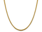 FJC Finejewelers 14 kt Yellow Gold 3.6mm Hollow Round Box Chain