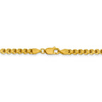 FJC Finejewelers 14 kt Yellow Gold 3.6mm Hollow Round Box Chain