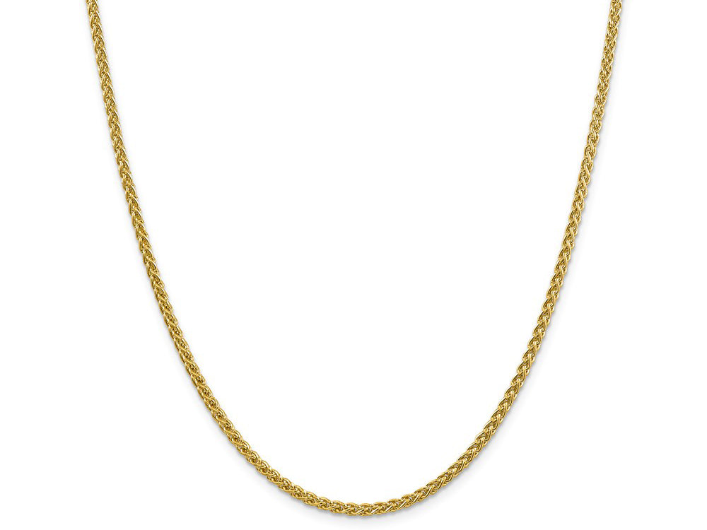 FJC Finejewelers 14k 2.75mm Semi-solid Wheat Chain