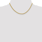 FJC Finejewelers 14k 2.75mm Semi-solid Wheat Chain