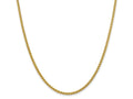 FJC Finejewelers 14k 2.75mm Semi-solid Wheat Chain