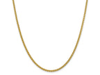 FJC Finejewelers 14k 2.75mm Semi-solid Wheat Chain