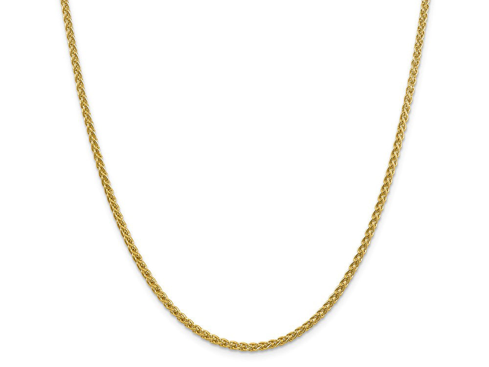FJC Finejewelers 14k 2.75mm Semi-solid Wheat Chain