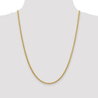 FJC Finejewelers 14k 2.75mm Semi-solid Wheat Chain