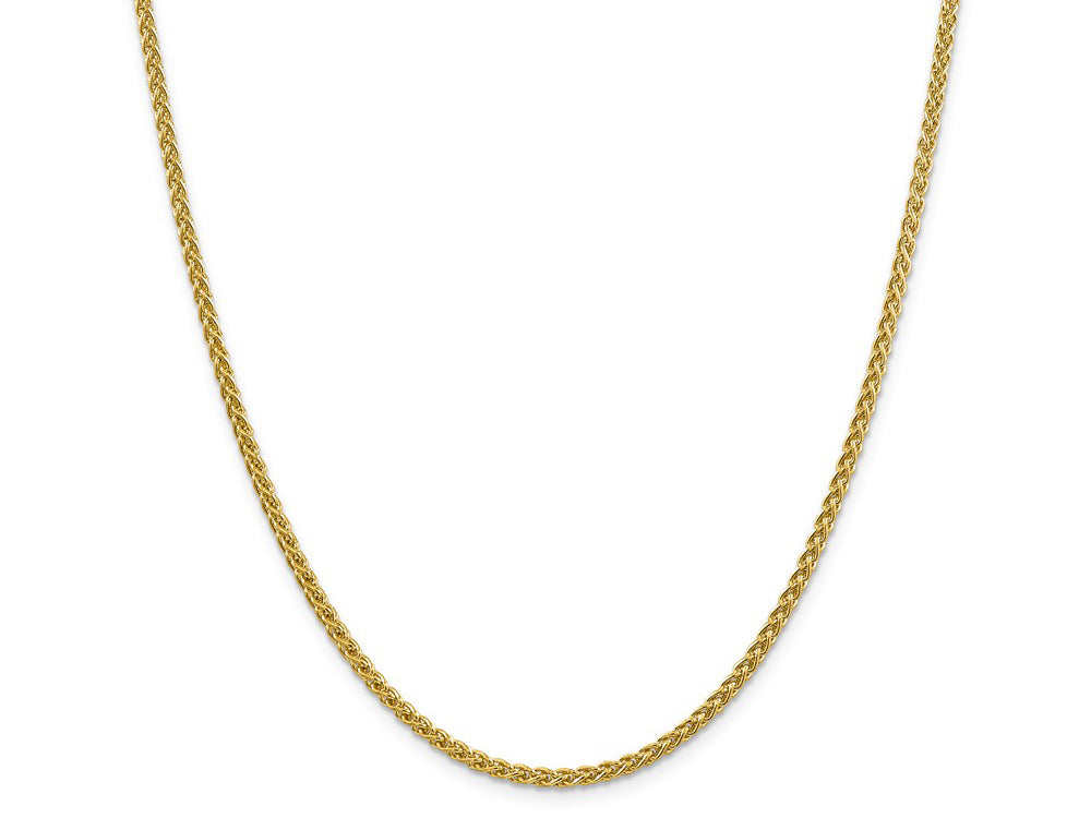 FJC Finejewelers 14k 2.75mm Semi-solid Wheat Chain