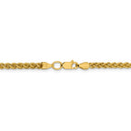 FJC Finejewelers 14k 3.45mm Semi-solid Wheat Chain