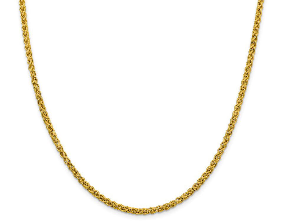FJC Finejewelers 14k 3.45mm Semi-solid Wheat Chain