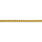 FJC Finejewelers 14k 3.45mm Semi-solid Wheat Chain