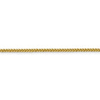FJC Finejewelers 14k 2.35mm Semi-solid 3-wire Wheat Chain