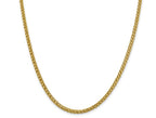 FJC Finejewelers 14k 4.30mm Semi-solid 3-wire Wheat Chain