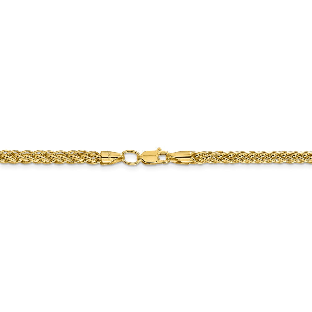 FJC Finejewelers 14k 4.30mm Semi-solid 3-wire Wheat Chain