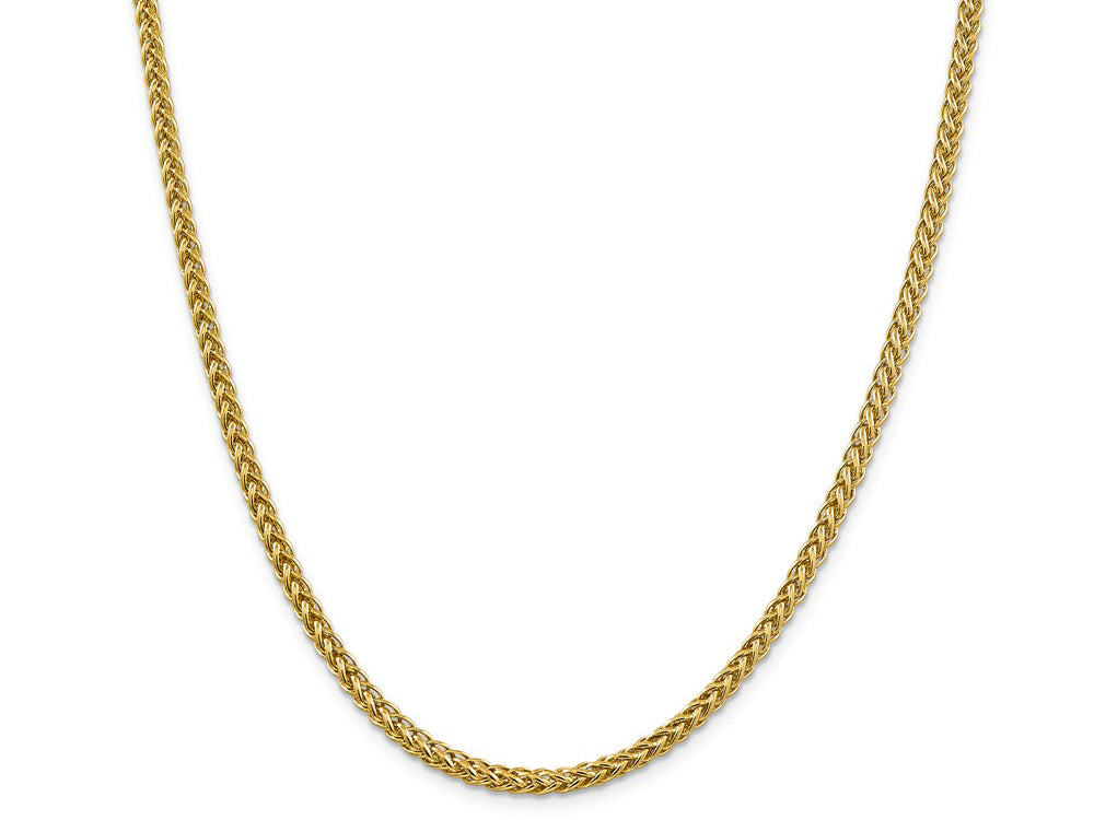 FJC Finejewelers 14k 4.30mm Semi-solid 3-wire Wheat Chain
