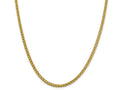 FJC Finejewelers 14k 4.30mm Semi-solid 3-wire Wheat Chain