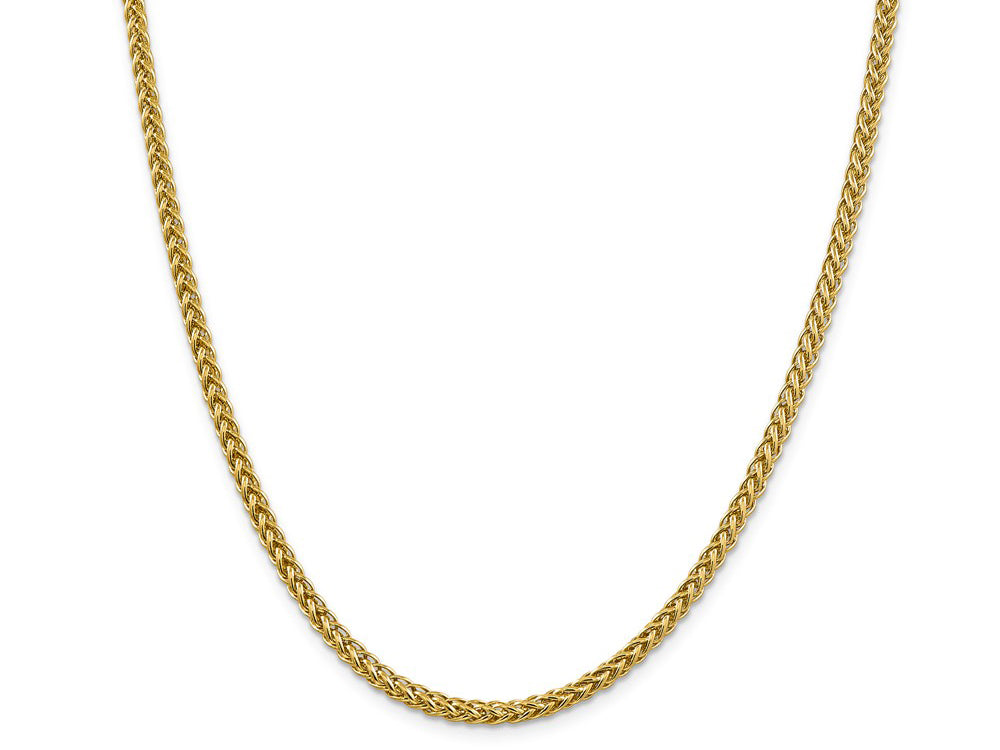 FJC Finejewelers 14k 4.30mm Semi-solid 3-wire Wheat Chain
