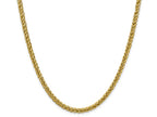 FJC Finejewelers 14k 4.65mm Semi-solid 3-wire Wheat Chain