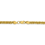 FJC Finejewelers 14k 4.65mm Semi-solid 3-wire Wheat Chain