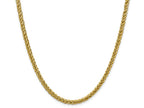 FJC Finejewelers 14k 4.65mm Semi-solid 3-wire Wheat Chain