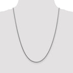 FJC Finejewelers 14k White Gold 2.35mm Semi-solid 3-wire Wheat Chain