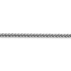 FJC Finejewelers 14k White Gold 4.30mm Semi-solid 3-wire Wheat Chain