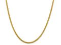 FJC Finejewelers 14k 2.50mm Semi-solid Bright Cut Wheat Chain