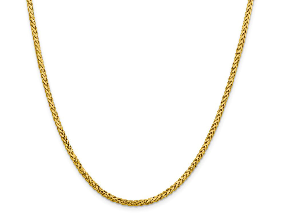 FJC Finejewelers 14k 2.50mm Semi-solid Bright Cut Wheat Chain