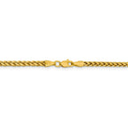 FJC Finejewelers 14k 2.50mm Semi-solid Bright Cut Wheat Chain