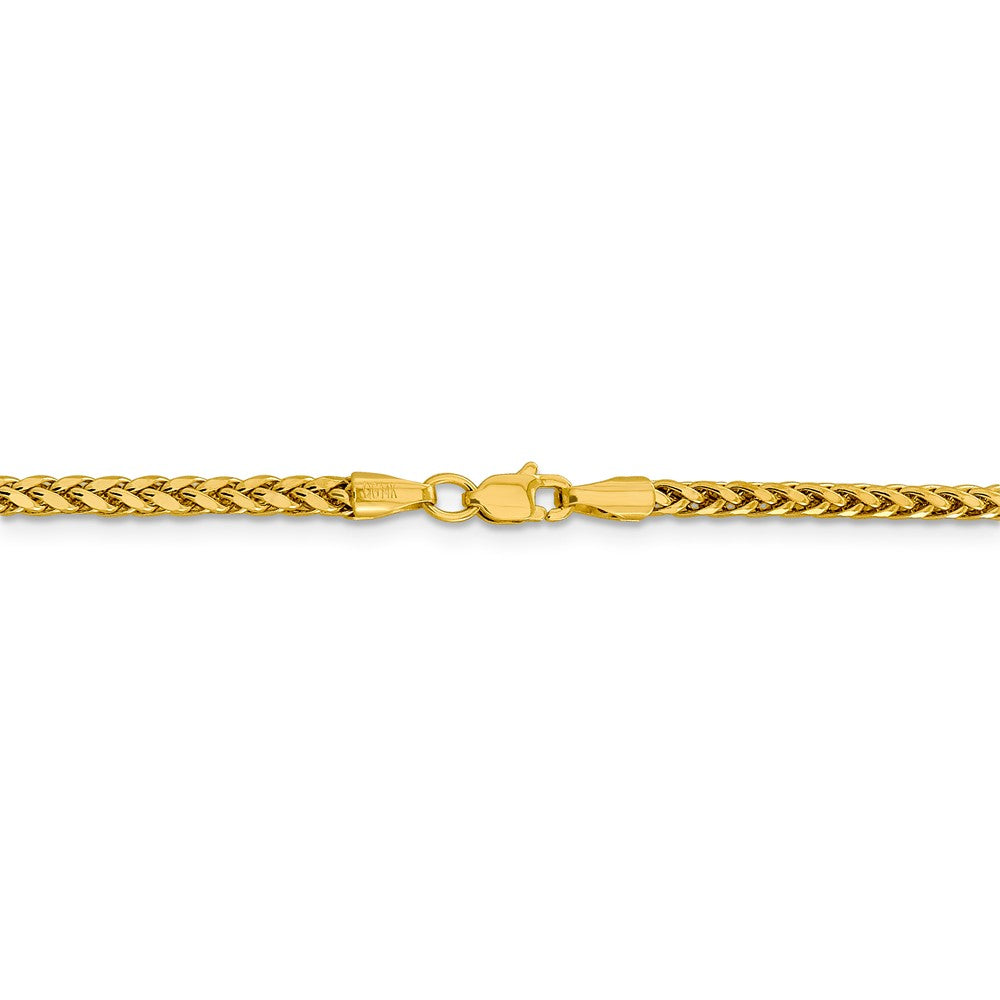 FJC Finejewelers 14k 2.50mm Semi-solid Bright Cut Wheat Chain