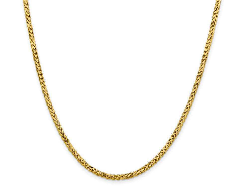 FJC Finejewelers 14k 2.50mm Semi-solid Bright Cut Wheat Chain