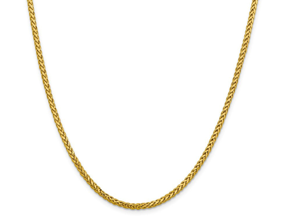 FJC Finejewelers 14k 2.50mm Semi-solid Bright Cut Wheat Chain