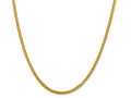 FJC Finejewelers 14k 2.50mm Semi-solid Bright Cut Wheat Chain
