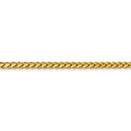 FJC Finejewelers 14k 3.10mm Semi-solid Bright Cut Wheat Chain