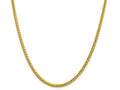 FJC Finejewelers 14k 3.10mm Semi-solid Bright Cut Wheat Chain