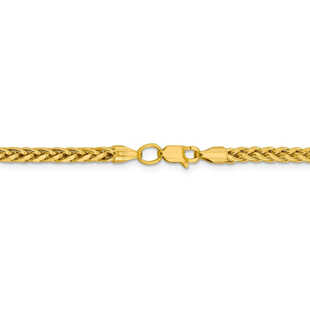 FJC Finejewelers 14k 3.10mm Semi-solid Bright Cut Wheat Chain