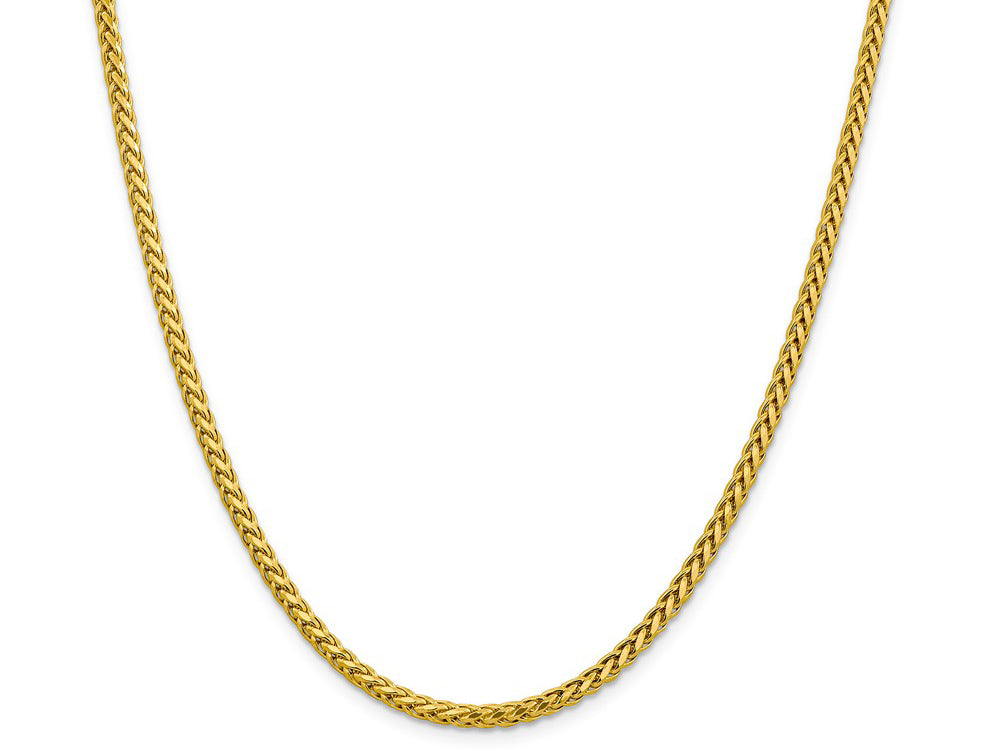 FJC Finejewelers 14k 3.10mm Semi-solid Bright Cut Wheat Chain