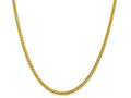 FJC Finejewelers 14k 3.10mm Semi-solid Bright Cut Wheat Chain