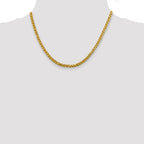 FJC Finejewelers 14k 3.70mm Semi-solid Bright Cut Wheat Chain