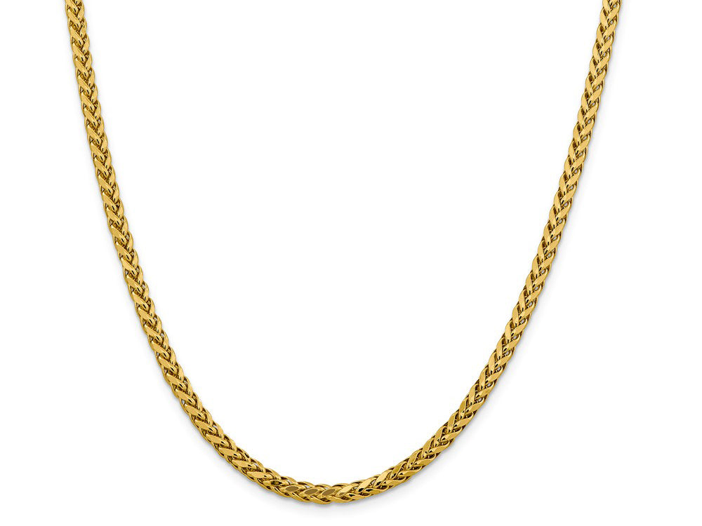 FJC Finejewelers 14k 3.70mm Semi-solid Bright Cut Wheat Chain