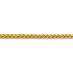 FJC Finejewelers 14k 3.70mm Semi-solid Bright Cut Wheat Chain