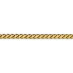 FJC Finejewelers 14k 5.00mm Semi-solid Bright Cut Wheat Chain