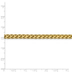 FJC Finejewelers 14k 5.00mm Semi-solid Bright Cut Wheat Chain
