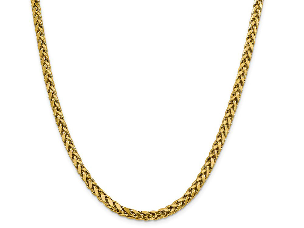 FJC Finejewelers 14k 5.00mm Semi-solid Bright Cut Wheat Chain