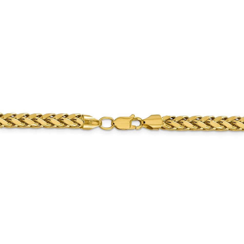 FJC Finejewelers 14k 5.00mm Semi-solid Bright Cut Wheat Chain