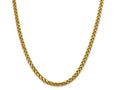 FJC Finejewelers 14k 5.00mm Semi-solid Bright Cut Wheat Chain