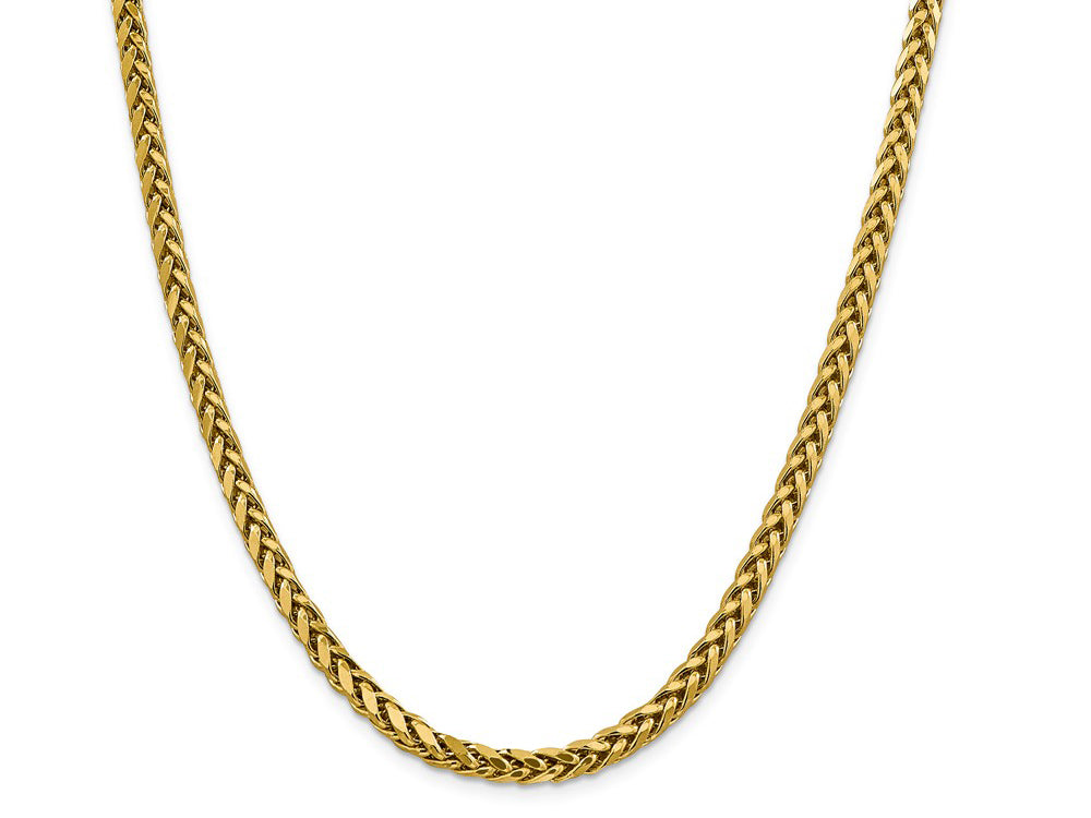 FJC Finejewelers 14k 5.00mm Semi-solid Bright Cut Wheat Chain
