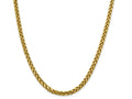 FJC Finejewelers 14k 5.00mm Semi-solid Bright Cut Wheat Chain