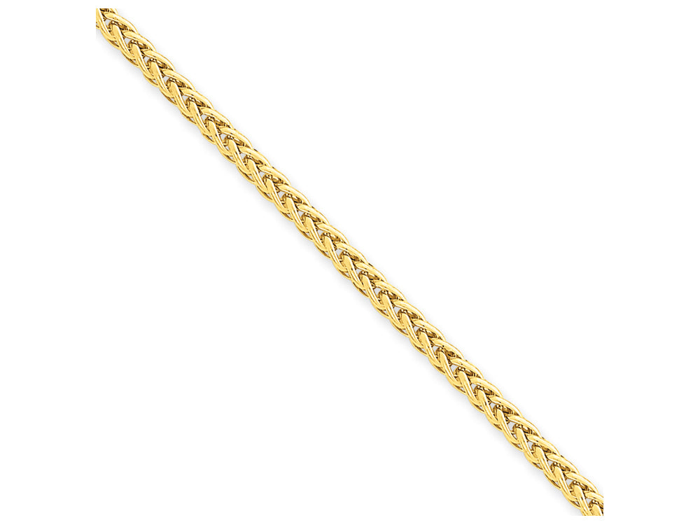 FJC Finejewelers 16 Inch 14k Yellow Gold 2.60mm Light Wheat Chain Necklace