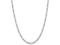 FJC Finejewelers 7 Inch 14k White Gold 4.75mm Semi-solid Figaro Chain Bracelet