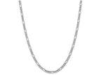 FJC Finejewelers 7 Inch 14k White Gold 4.75mm Semi-solid Figaro Chain Bracelet