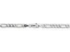 FJC Finejewelers 8 Inch 14k White Gold 4.75mm Semi-solid Figaro Chain Bracelet